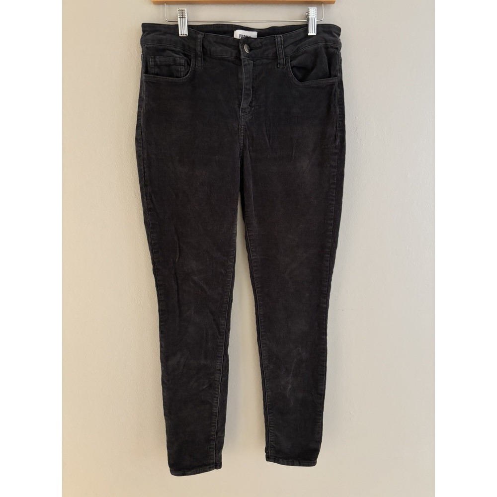 Pistola Anthropologie Corduroy Slim‎ Leg Pant Stretch Dusk Gray Size 29